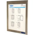 Frost Products Ltd Frost Enclosed Event Log & Communication Display w/ Stainless Steel Frame 1120
